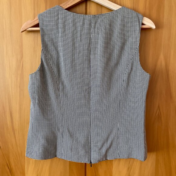 VINTAGE Houndstooth Structured Tank - Picture 2 of 6